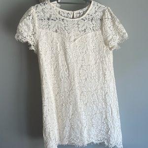 Jodifl white lace dress size large
